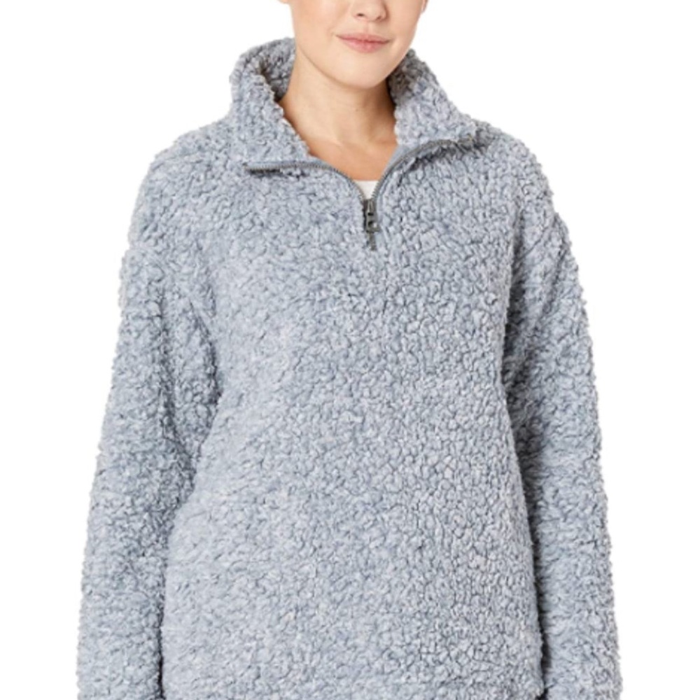 Workshop Republic Clothing Gray Sherpa Fleece - Picture 1 of 2